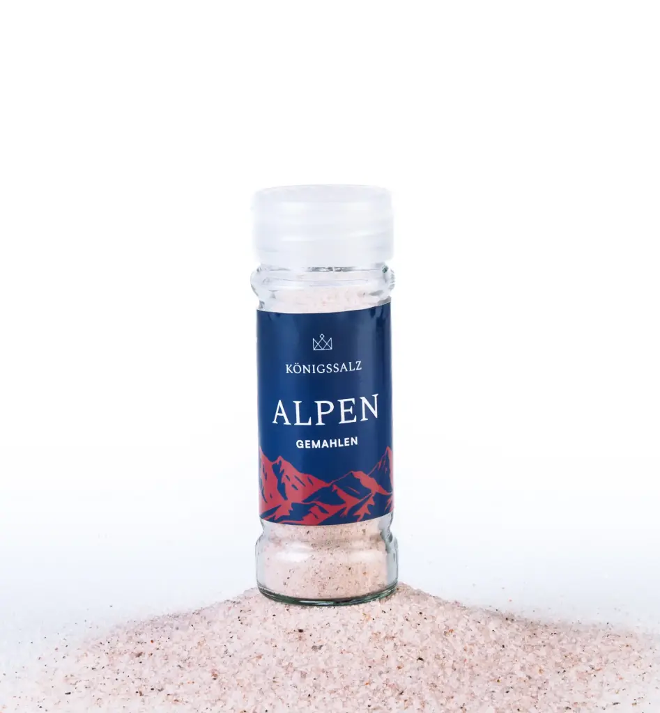 Speisesalz-Alpen-Gemahlen