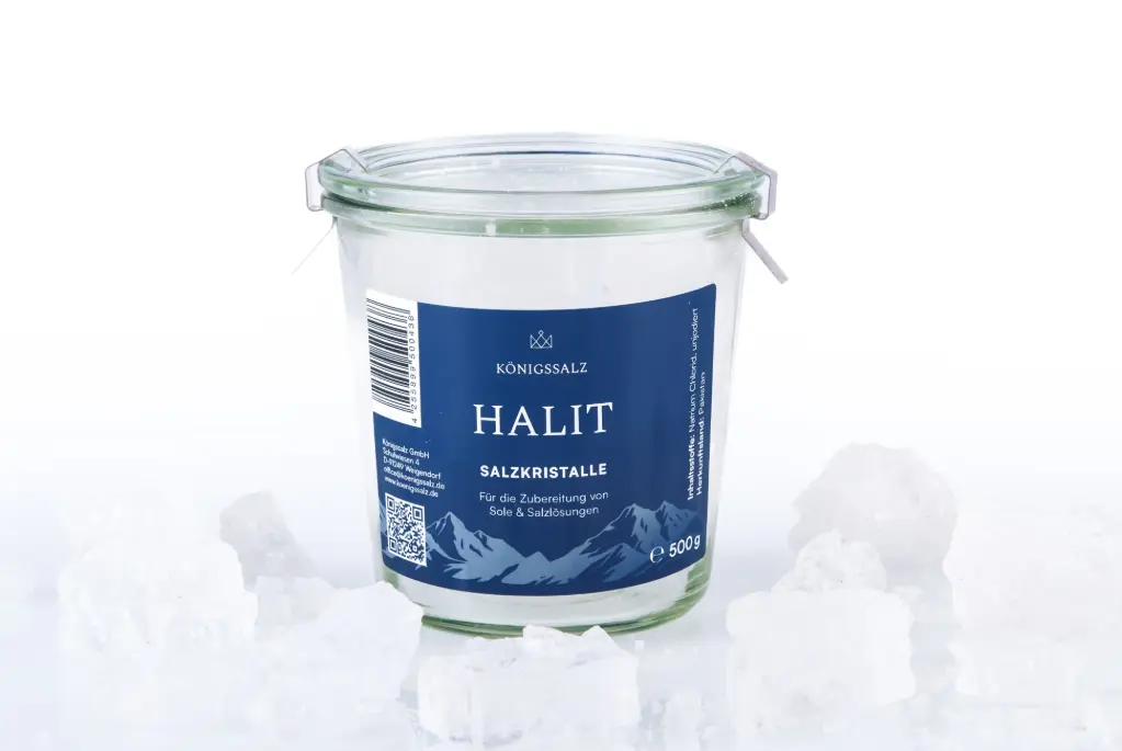 Salzkristalle-Halit