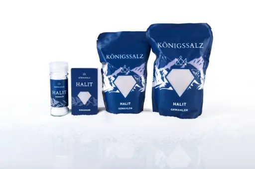 Speisesalz-Halit-Gemahlen